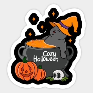 Cozy Halloween Sticker